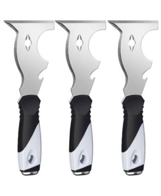 XDOVET T Scraper 3 Pack Multi Tool Putty Knife Metal Hammer End