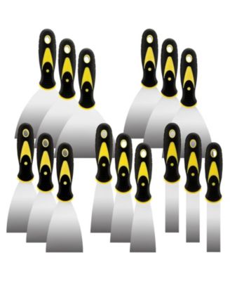 XDOVET Putty Knife Scraper Set Drywall Plaster Patching Tool set of 15