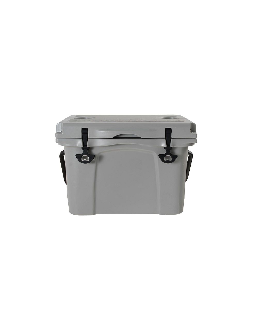 Clihome 25QT Portable Insulated Hard Cooler, 5-7 Day Ice Retention with Bottle Opener, Cup Holder and Ruler
