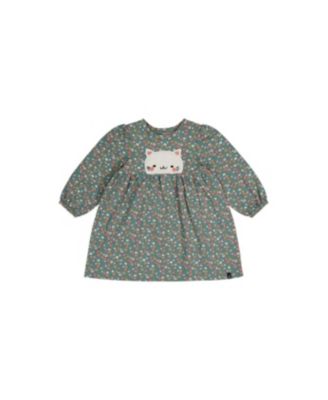 Deux par Deux Baby Girls ( 12 M to 24 M ) Cotton Printed Dress Floral Print