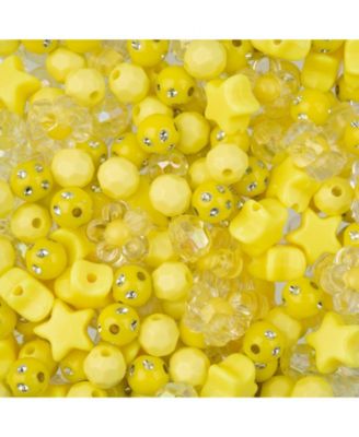 Пластиковые бусины John Bead 8mm Star Mix, 70g