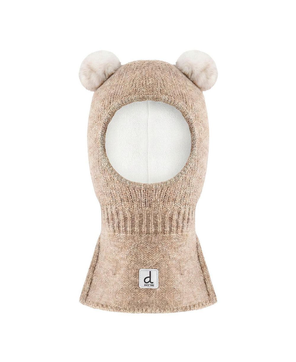 Детская балаклава Deux par Deux Baby Unisex 0M - 24M Knit Bear