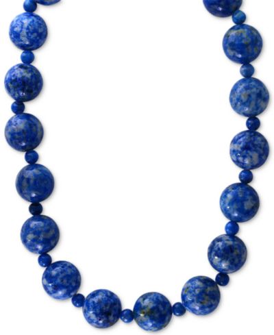 Ожерелье EFFY® Lapis Lazuli (4 & 12mm) Beaded Collar в 14k Gold