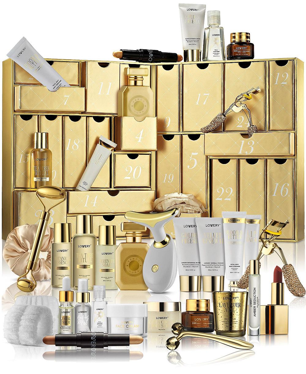 Lovery 24-Pc. Limited-Edition Advent Calendar Beauty and Skincare Luxury Gift Set