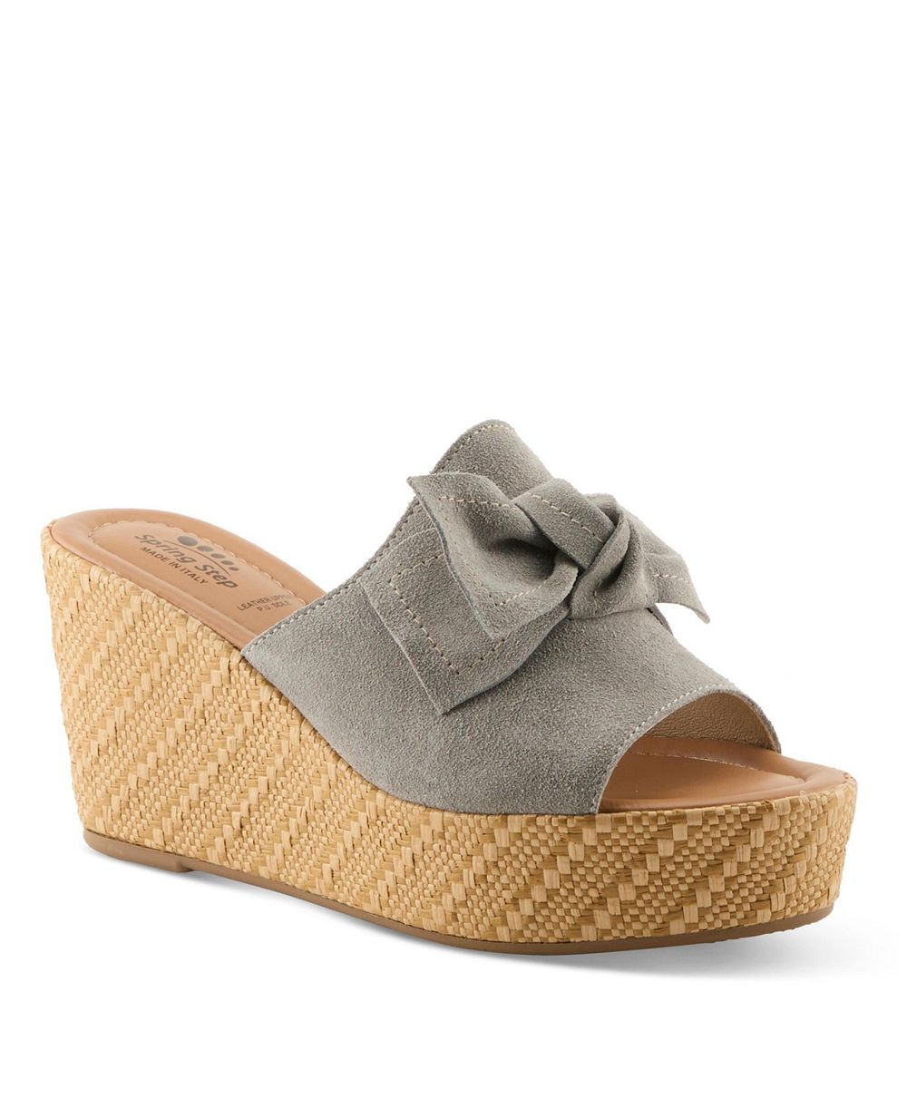 Женские босоножки Spring Step Ellyn-Woven с замшевым верхом