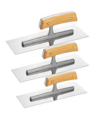 Набор шпателей для гипсокартона XDOVET Stainless Steel Plastering Set Wood Handle