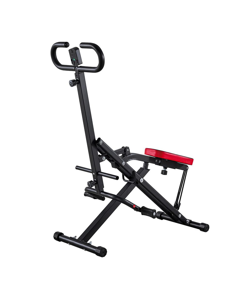 SEVORLEY Foldable Deep Squat Machine with 3 Resistance Bands, 300 lb Capacity