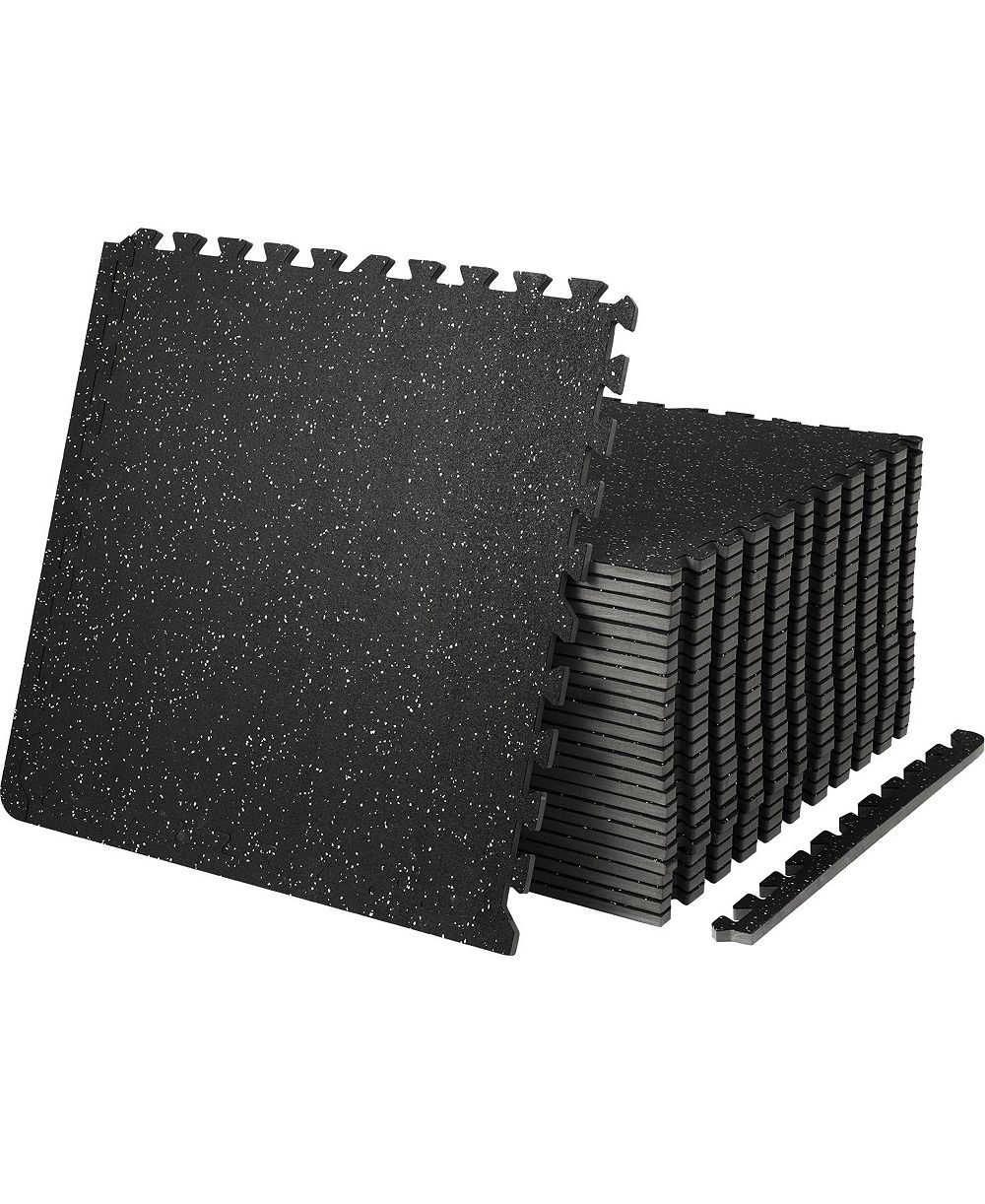 SEVORLEY EVA Interlocking Foam Floor Mats, 25-Piece Puzzle Exercise Tiles, 100 Sq Ft