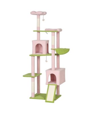 RUIE Кошачий игровой комплекс Flower Cat Tree Tower с Sisal Scratching Posts и Condos