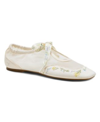 Cream-french floral emb