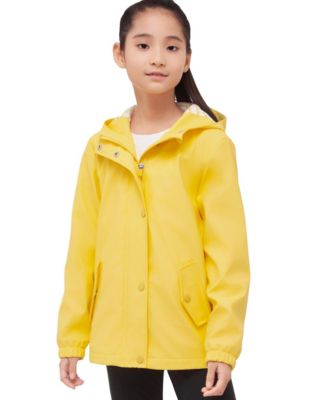 Rokka&Rolla Girls (4 - 18) Waterproof Rain Coat Rubberized Jacket