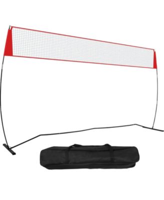 SEVORLEY Freestanding Volleyball Training Net with Adjustable Height, 14 Feet