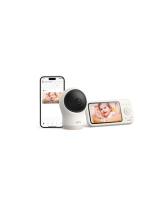 eufy Security Baby Monitor C10 with 2K HD Camera, 4.5" 480p Display, 4x Zoom, Pan-Tilt, Night Vision, Wi-Fi and No Wi-Fi Connection