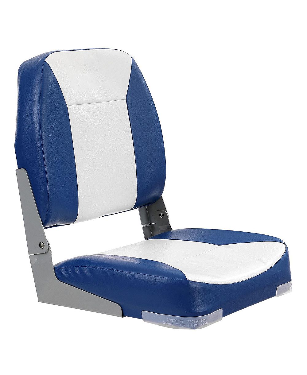 Сиденье для лодки SEVORLEY Low Back Folding Boat Seat, 18.9 in Padded Fold-Down Captain Chair