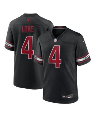 Мужская джерси Nike Jeremiyah Love Black Arizona Cardinals Alternate Game Player