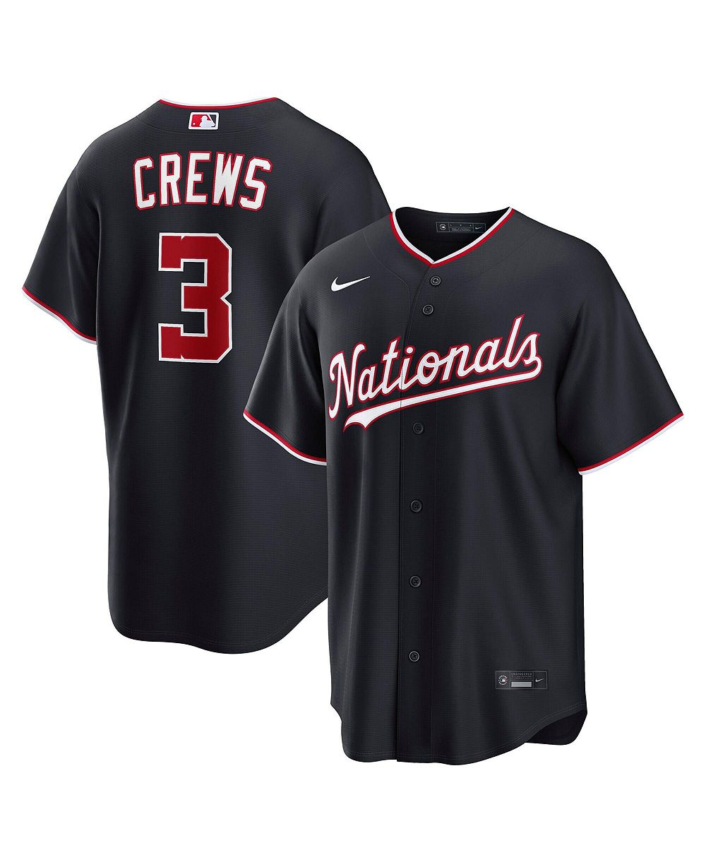 Мужская футболка Nike Dylan Crews Washington Nationals Alternate Replica