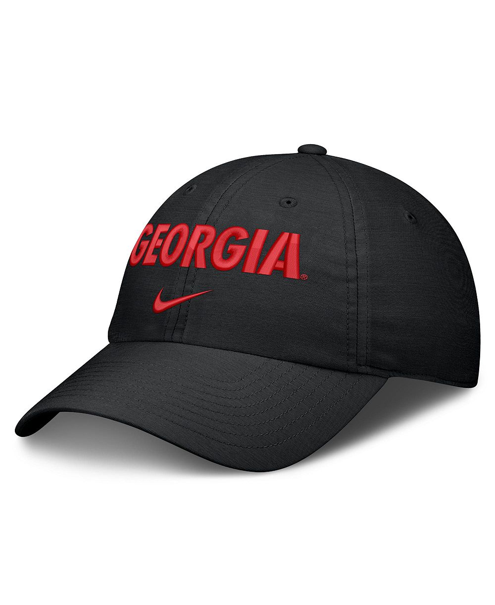 Мужская и женская кепка Nike Black Georgia Bulldogs 2026 On-Field Gameday Club Adjustable Hat