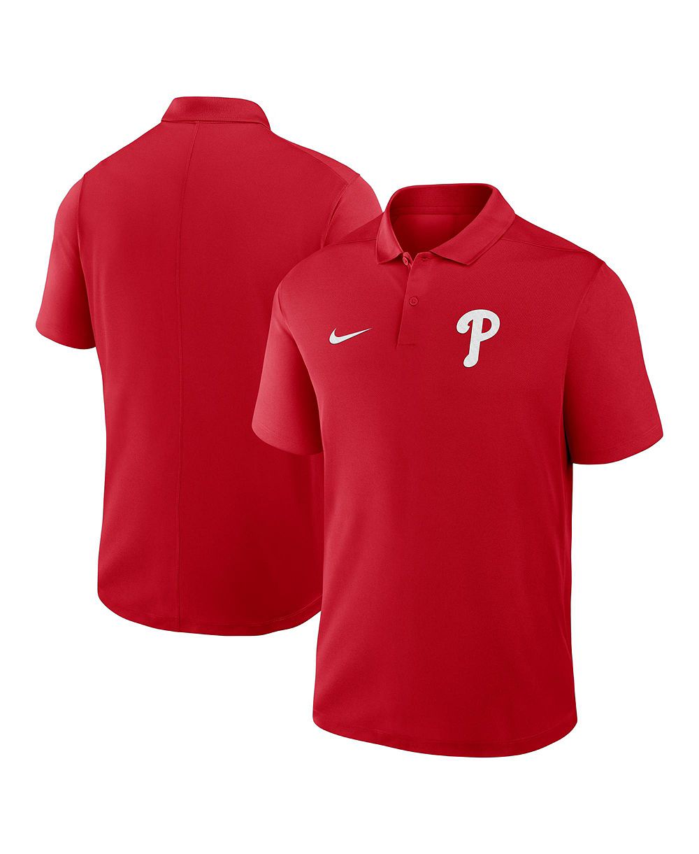 Мужская рубашка Nike Red Philadelphia Phillies Dri-FIT Victory Polo