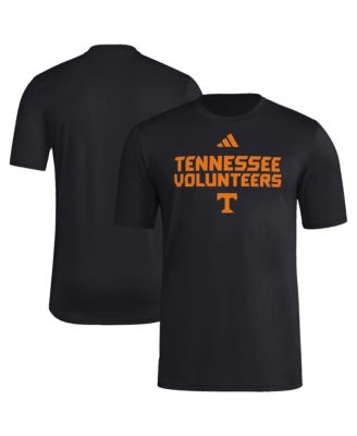 adidas Мужская черная футболка Poly Tennessee Volunteers