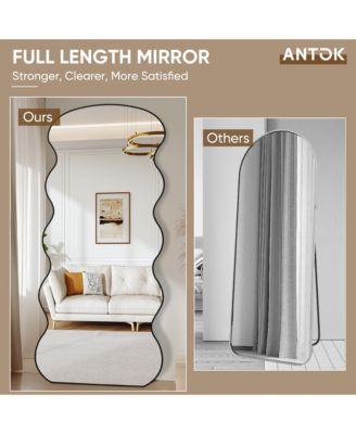 Зеркало в полный рост Antok Wavy Mirror со стойкой