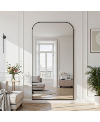 Antok Full Length Mirror, 78"x38" Oversized Floor Mirror for Bedroom, Hanging Mounted for Living Room Cloakroom