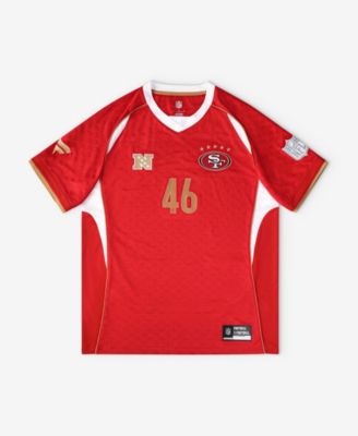 Fanatics Men's Scarlet San Francisco 49ers Football x Football V-Neck Fan Jersey