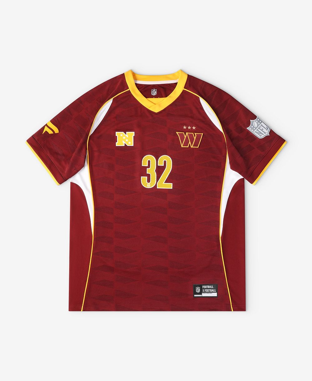 Детская футболка Fanatics Big Boys and Girls Burgundy Washington Commanders Football x Football V-Neck