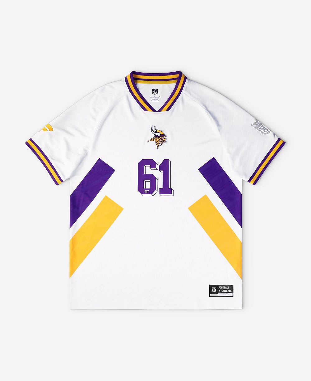 Fanatics джерси болельщика Minnesota Vikings с V-образным вырезом для мальчиков и девочек