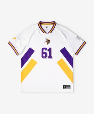 Fanatics Big Boys and Girls White Minnesota Vikings Football x Football V-Neck Fan Jersey