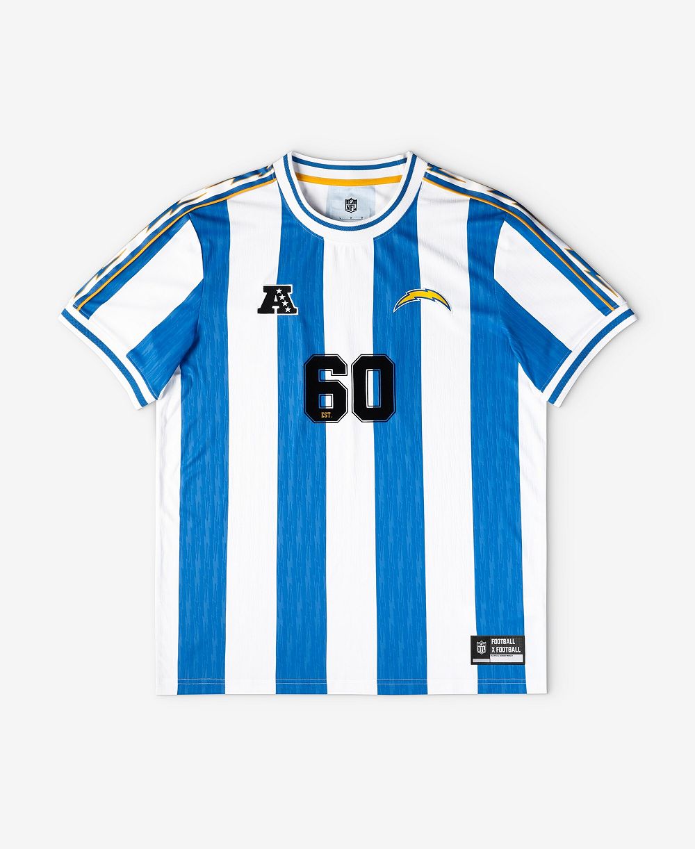 Fanatics Детский джерси Los Angeles Chargers Football x Football Fan Blue/White