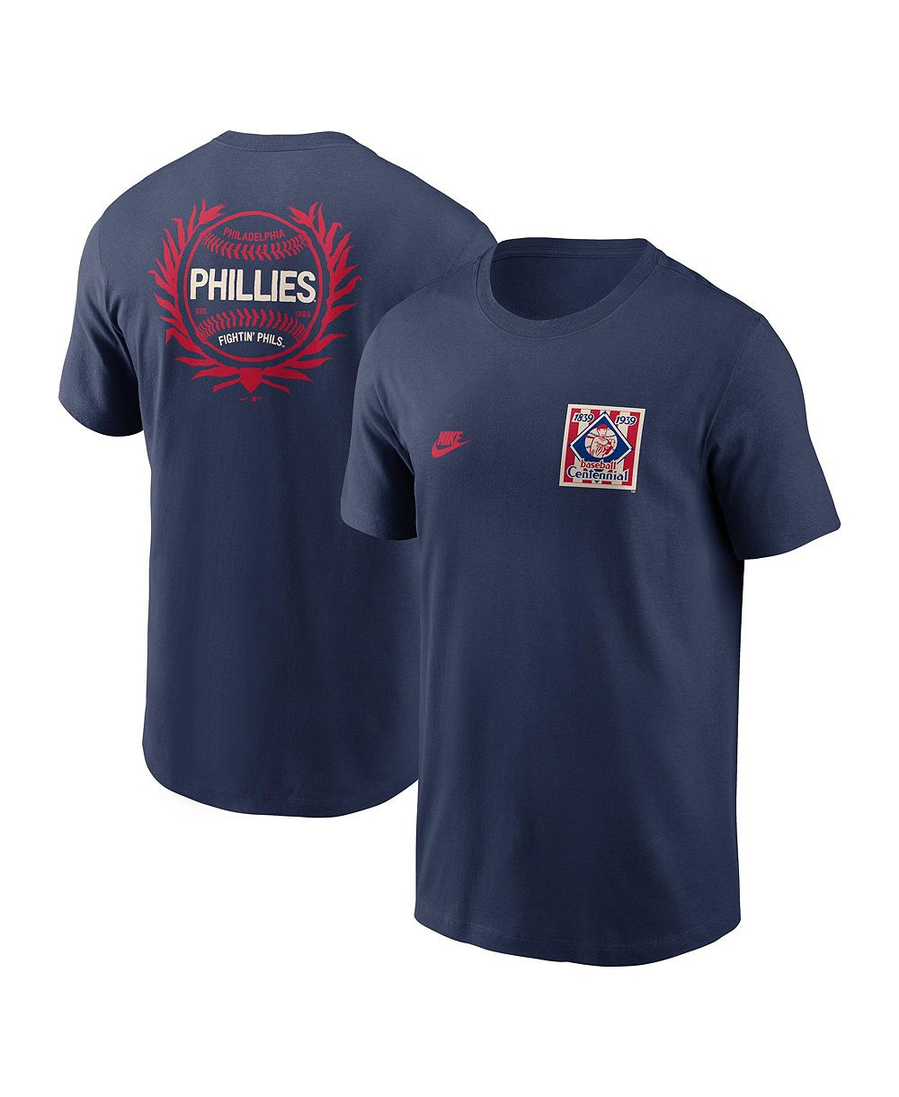 Мужская футболка Nike Navy Philadelphia Phillies 2026 Field of Dreams Two Hit