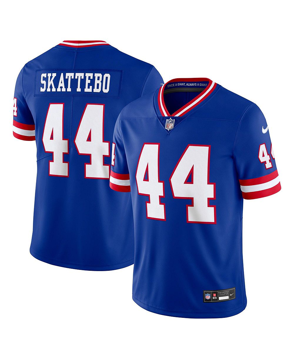 Мужская джерси Nike Cam Skattebo Royal New York Giants Legacy Vapor Untouchable Stitched Limited