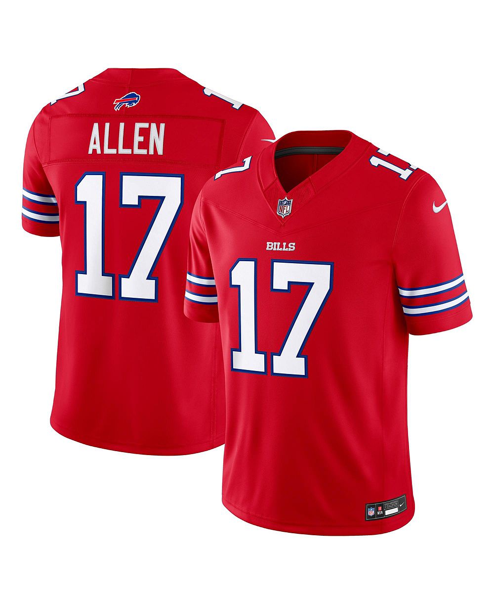 Мужская джерси Nike Josh Allen Red Buffalo Bills Alternate Vapor F.U.S.E. Stitched Limited