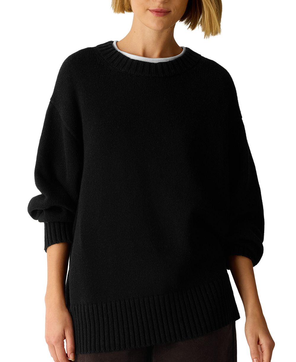 Eileen Fisher Women's Generational Oversized Crewneck Lightweight Sweater