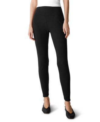 Женские леггинсы Eileen Fisher с высокой посадкой и начесом, длина до щиколотки