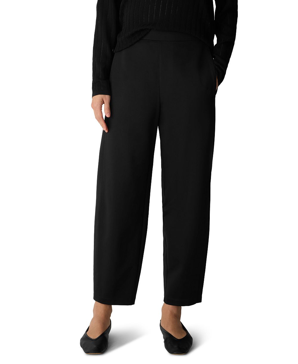 Eileen Fisher Women's Pull-On High-Rise Doubleknit Lantern Pants