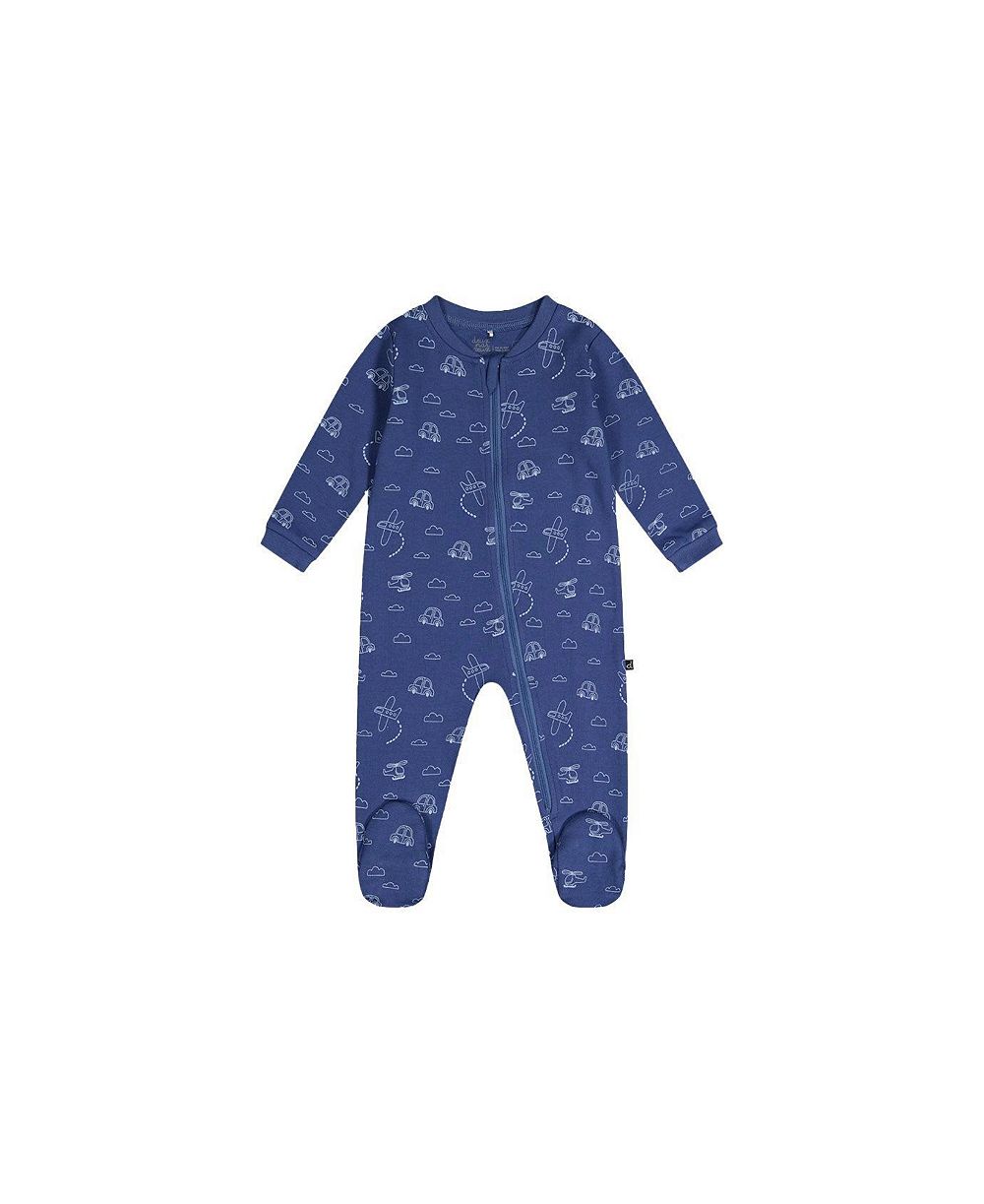 Детский хлопковый комбинезон Deux par Deux Baby Boy 3M-24M Transport Print