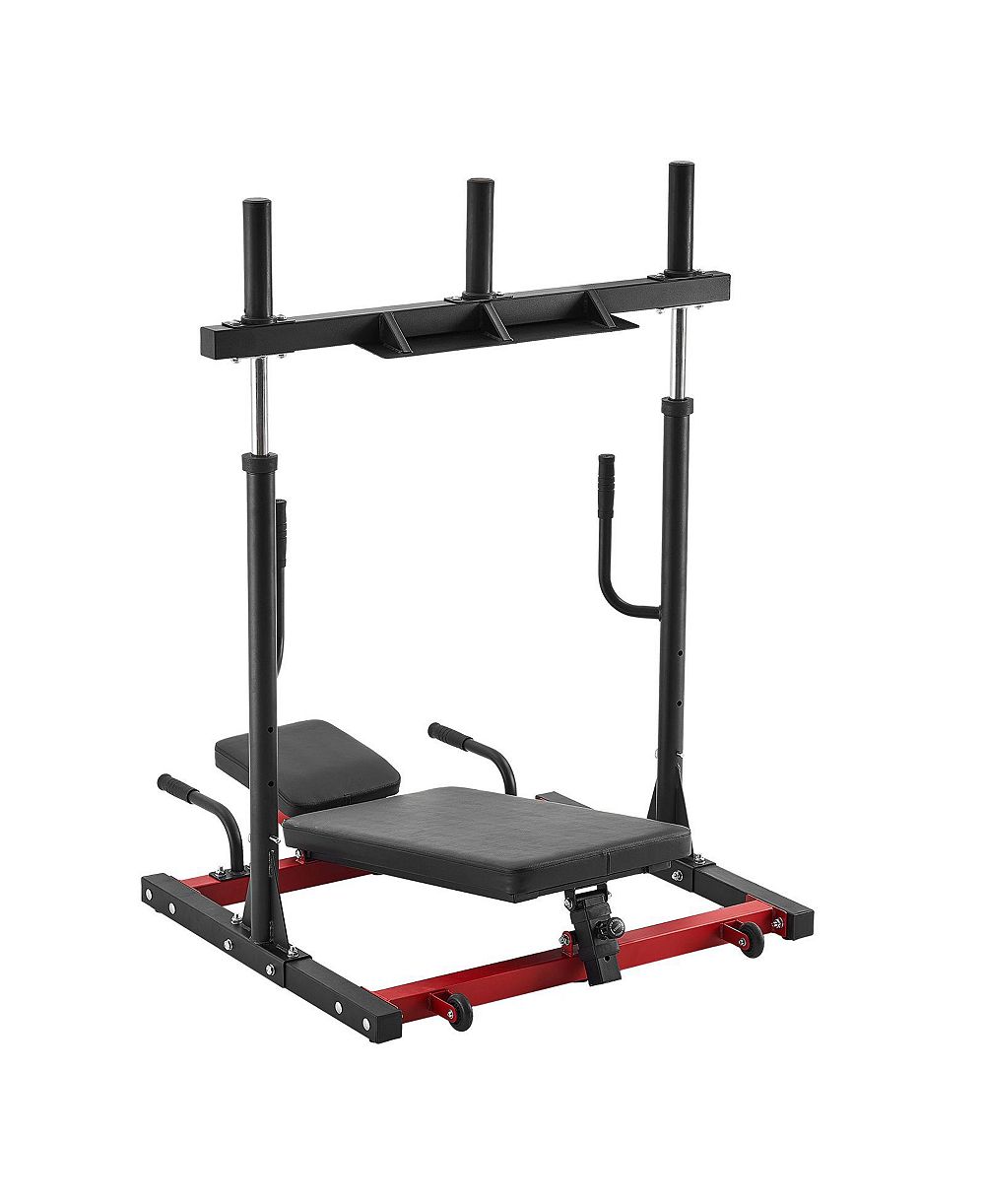 SEVORLEY Vertical Leg Press Machine, 550 lb Capacity Carbon Steel Lower Body Home Gym