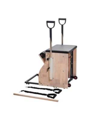 SEVORLEY Pilates Chair, Split-Pedal Combo Chair with Handles for Home Gym Studio