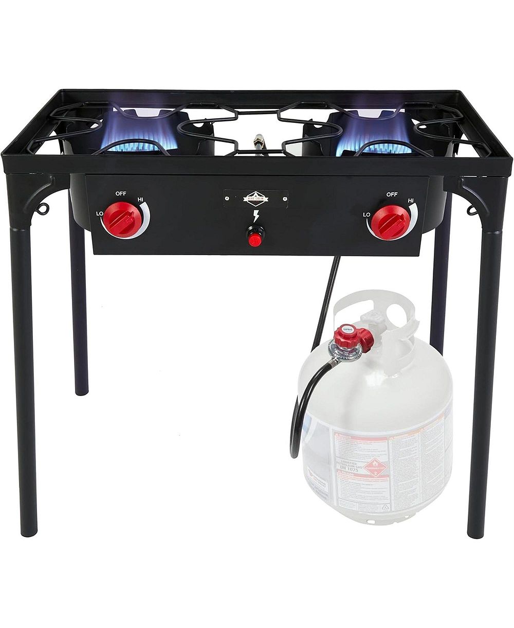 Hike Crew газовая походная плита Double-Burner 150,000 BTU, портативная плита с автоподжигом