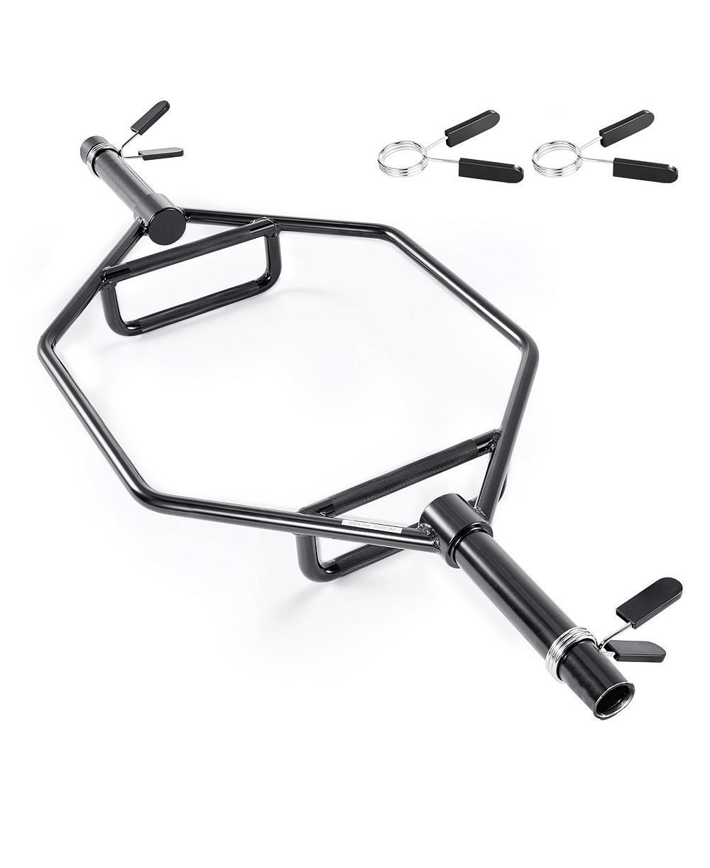SEVORLEY Гриф Trap Bar Hex Bar с насечкой, 2-Inch Shrug Barbell, 800 lbs Capacity