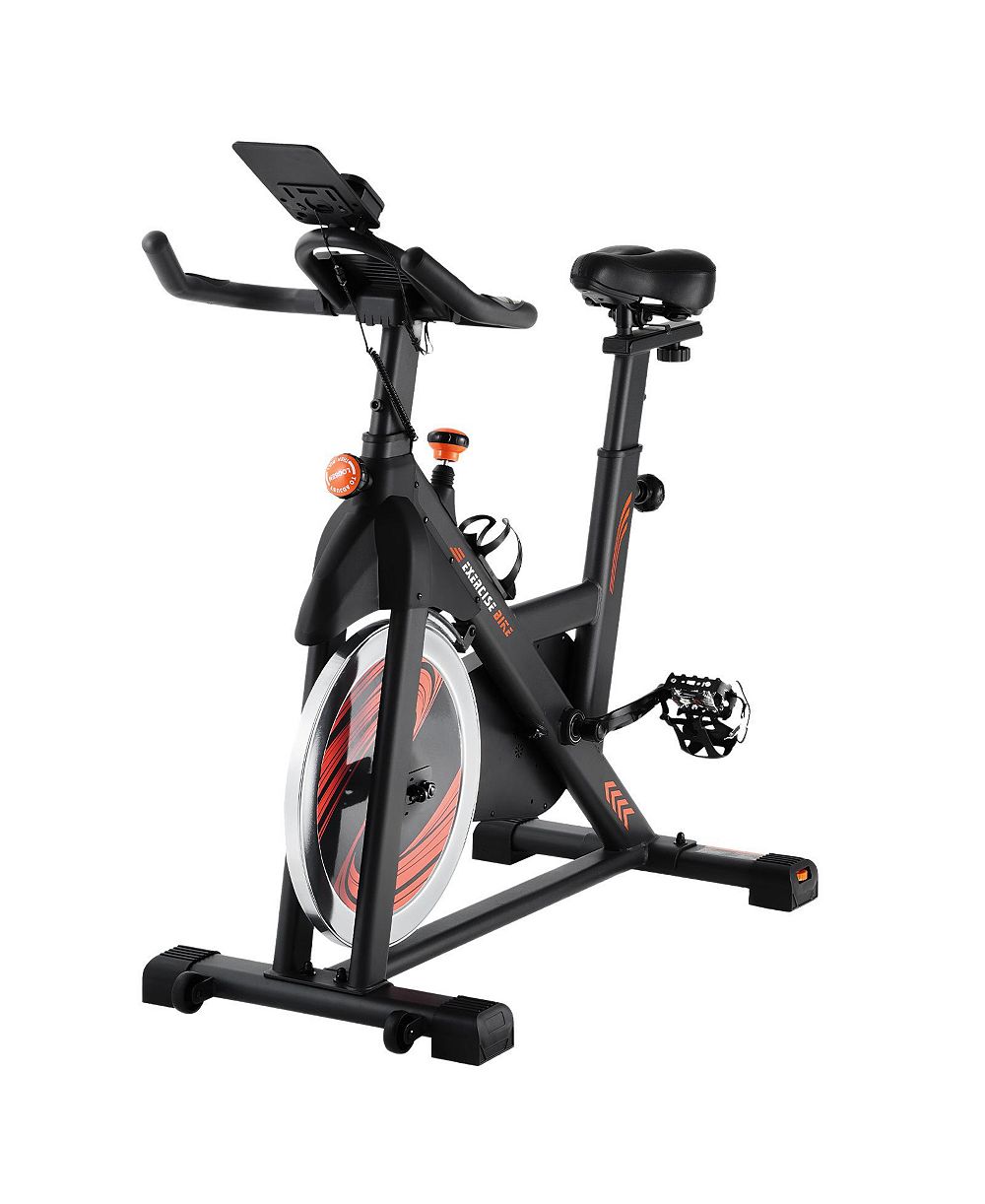 SEVORLEY Indoor Cycling Exercise Bike, Magnetic Resistance, Belt Drive, LCD Monitor, 35 lbs Flywheel