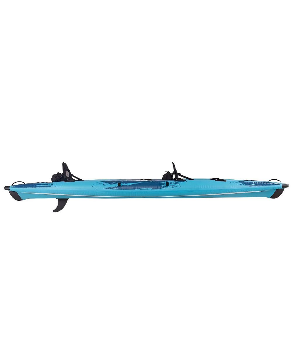 SEVORLEY 2-Person Inflatable Kayak, 700 lb Capacity with 2 Paddles, Hand Pump and Carry Bag