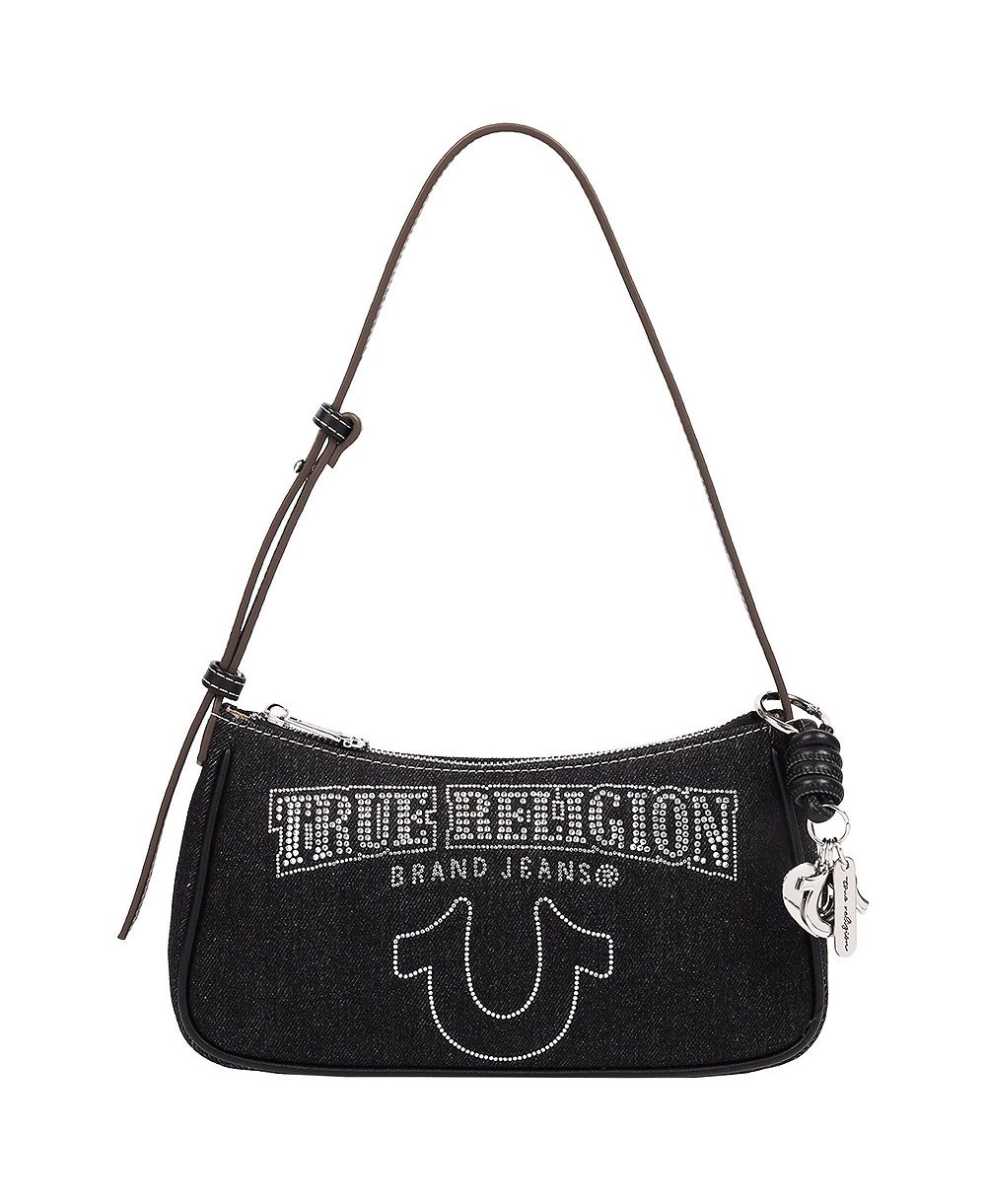 Женская джинсовая сумка через плечо True Religion с логотипом