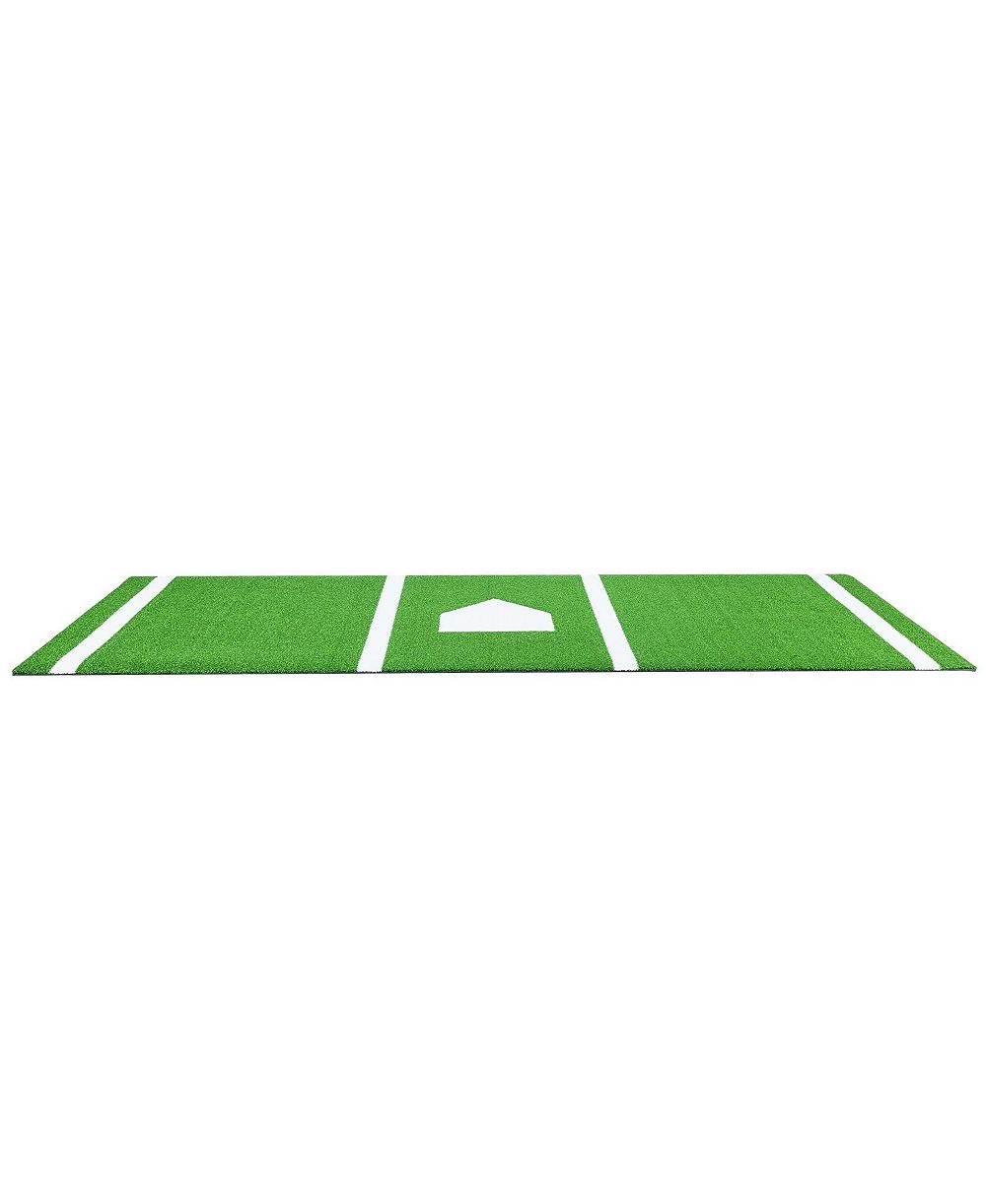 SEVORLEY коврик для бейсбола и софтбола 10 x 3.8 ft с Home Plate, противоскользящий