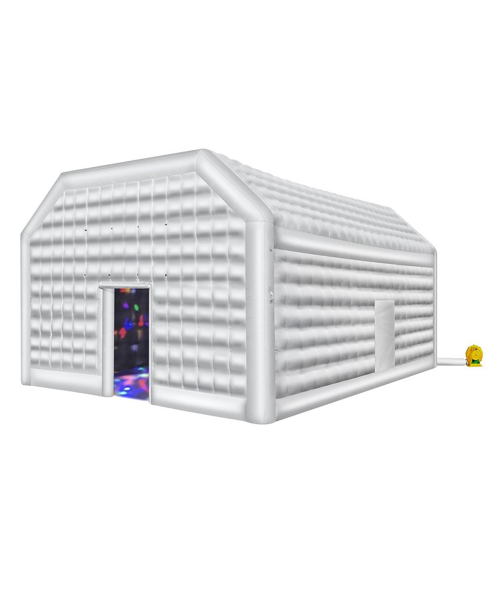 Надувной праздничный шатер SEVORLEY с воздуходувкой 1100W, куб для мероприятий 26 x 20 x 13 Ft