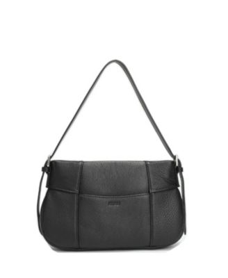 SUSU Женская кожаная сумка на плечо SUSU Muse Pebble Leather минималистичная кросс-боди