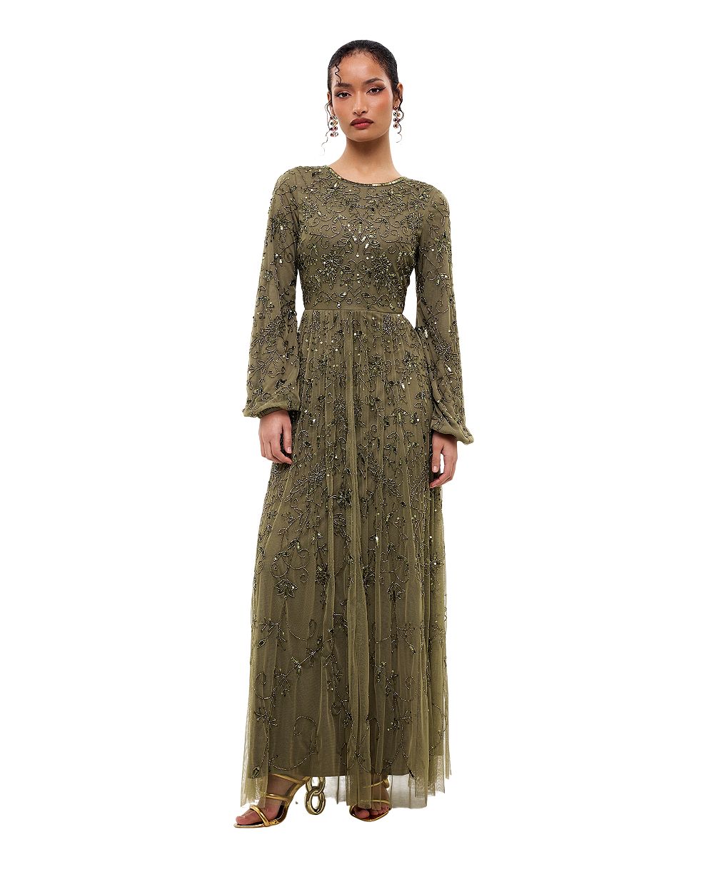 Женское платье Maryisa Maxi с пайетками