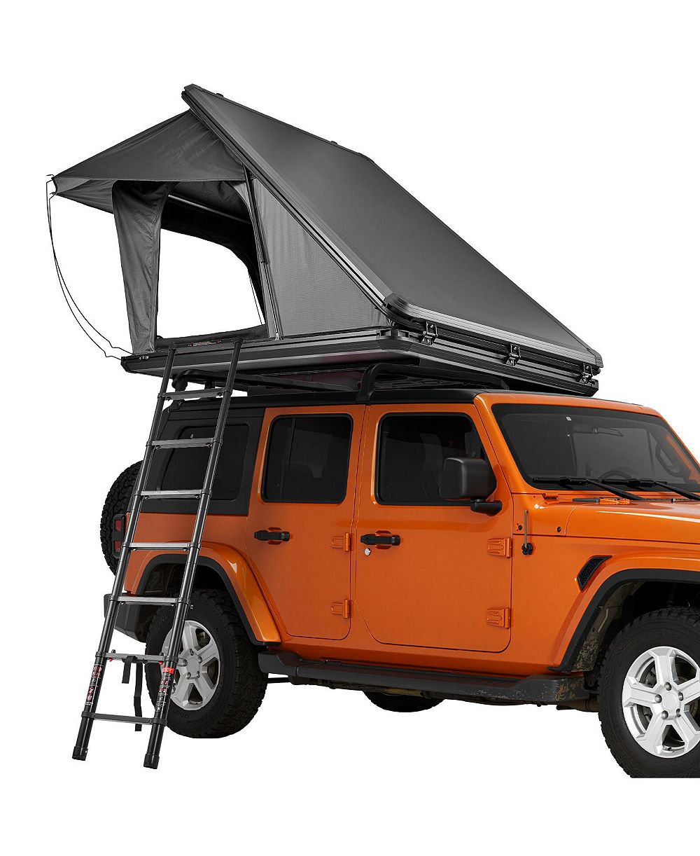 SEVORLEY Aluminum Hard Shell Rooftop Tent для 2-3 Person с LED Light, 1 Window и Mattress