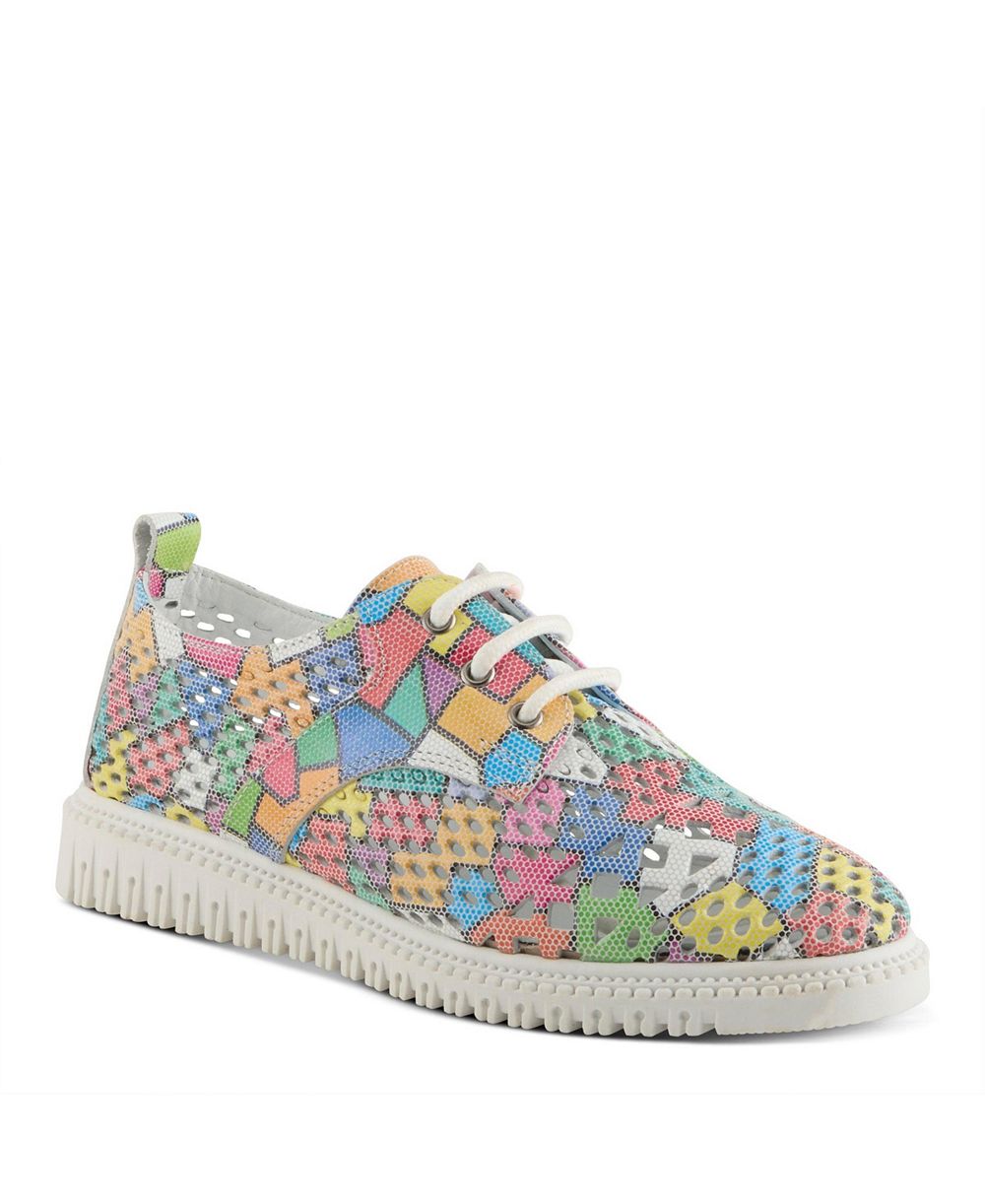 Spring Step Mulan Women's Lace-Up Sneaker with Removable Insole
